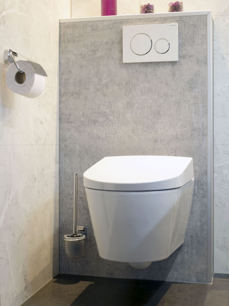 Douchewc in badkamer